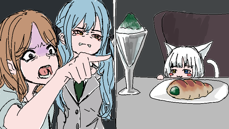 togawa sakiko, nagasaki soyo, and kaname raana (bang dream! and 1 more) drawn by injectedcocoa