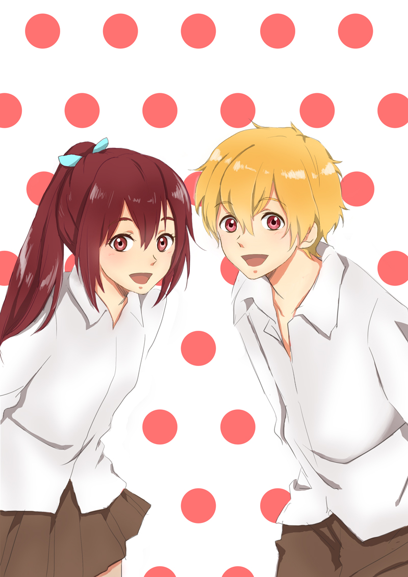 matsuoka gou and hazuki nagisa (free!) drawn by kurisu_(22kbkr)