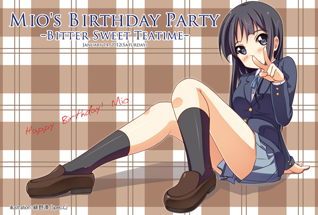 akiyama mio (k-on!) drawn by hino_minato_(spec.c)