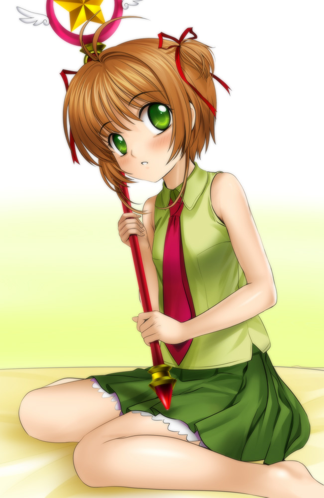 kinomoto sakura (cardcaptor sakura) drawn by mutsuki_(moonknives)