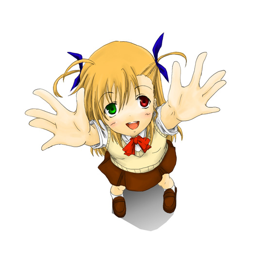 vivio (lyrical nanoha and 1 more) drawn by aona_(anagasaki)