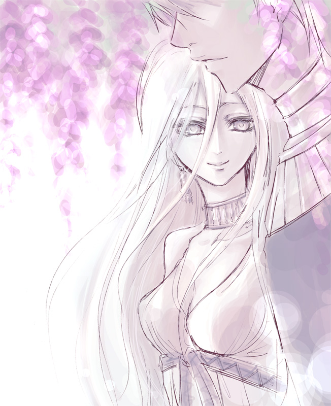 kisara and priest seto (yu-gi-oh! and 1 more) drawn by rain0129