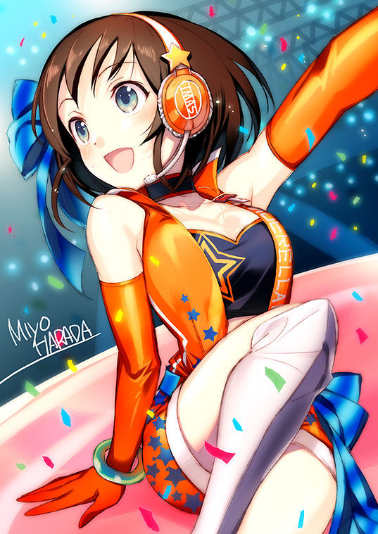 harada miyo (idolmaster and 1 more) drawn by akiyoshi_haru