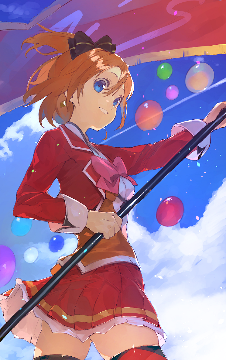 kosaka honoka (love live! and 1 more) drawn by pisuta_(yamashiro)