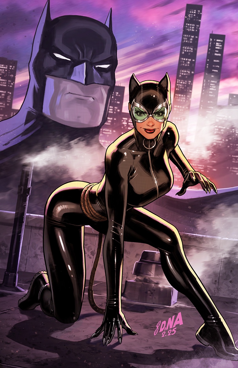 batman and catwoman (dc comics and 1 more) drawn by david_nakayama