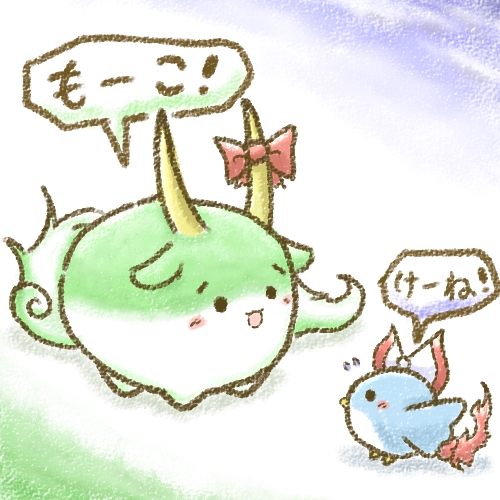 fujiwara no mokou, kamishirasawa keine, and ex-keine (touhou) drawn by tilde_(ice_cube)