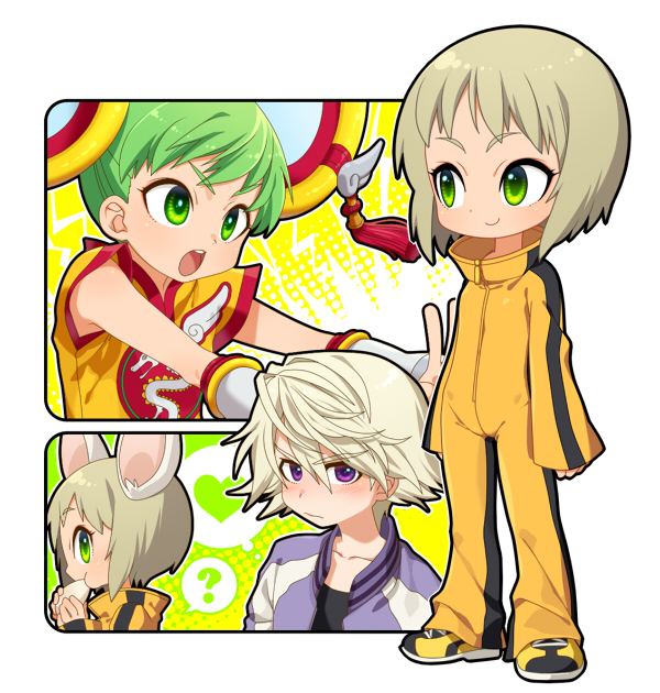 ivan karelin, huang pao-lin, and dragon kid (tiger & bunny) drawn by kiri_futoshi