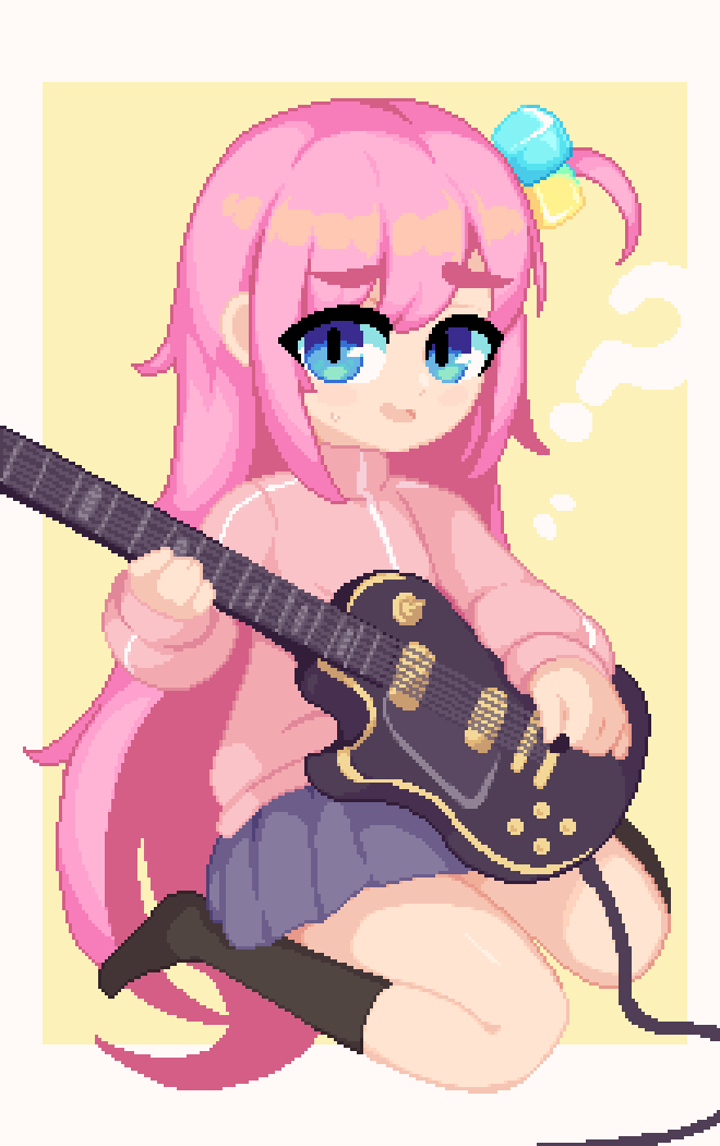 gotoh hitori (bocchi the rock!) drawn by minimilieu