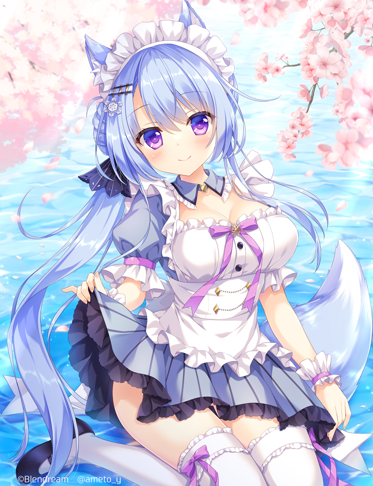 kitsune-san (original) drawn by ameto_yuki