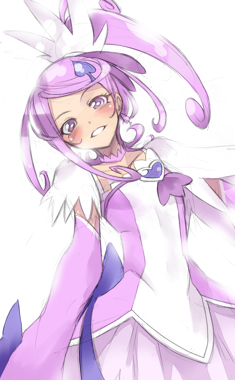 kenzaki makoto and cure sword (precure and 1 more) drawn by kurose_kousuke