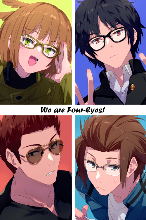 konami kirie, jin yuuichi, karasuma kyousuke, and kizaki reiji (world trigger) drawn by echo_(circa)