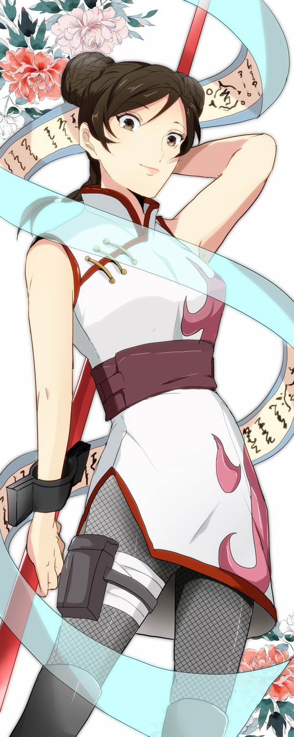 tenten (naruto and 1 more) drawn by rina_(13135785)