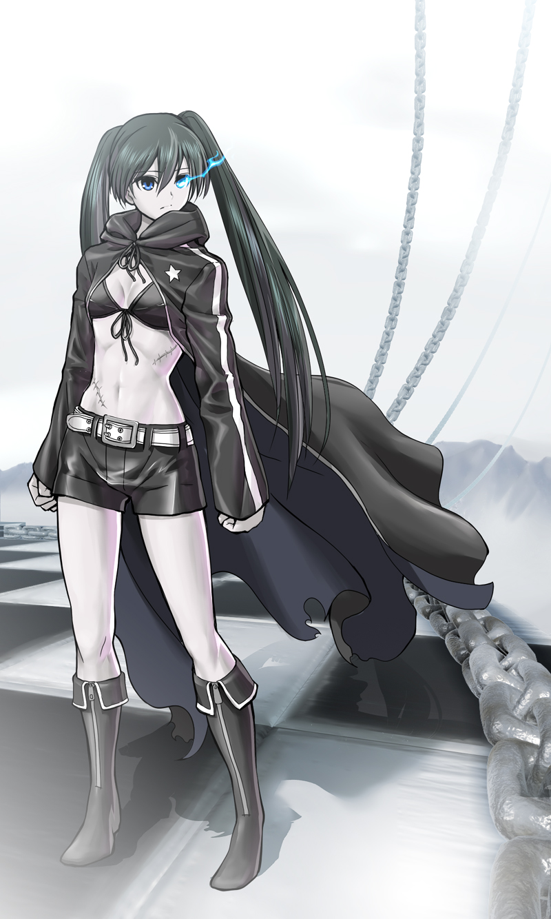 black rock shooter (black rock shooter) drawn by g-tetsu