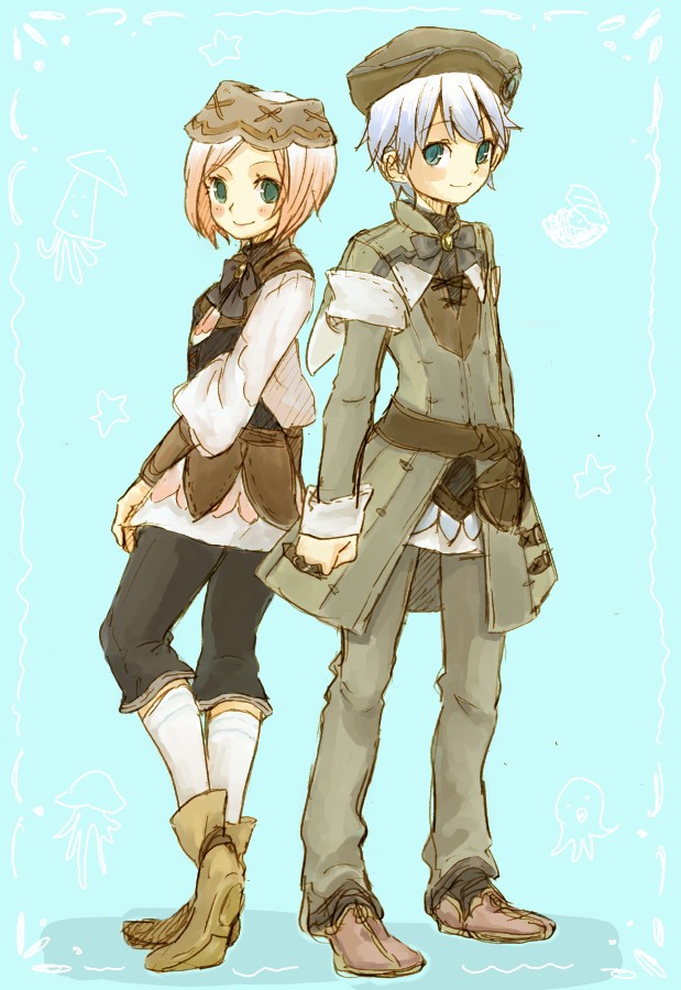 azel and sonia (rune factory and 1 more) drawn by eno_(8-23)