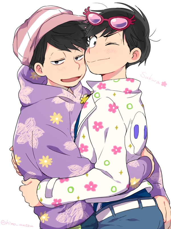 matsuno karamatsu and matsuno ichimatsu (osomatsu and 1 more) drawn by himoshiki