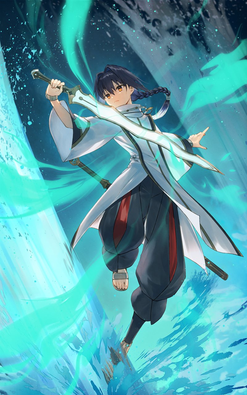 yamato takeru (fate and 1 more) drawn by hiiragi_(karashriker)