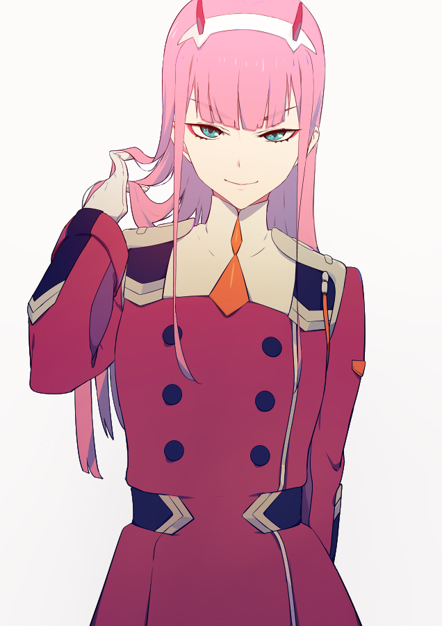 zero two (darling in the franxx) drawn by sohin