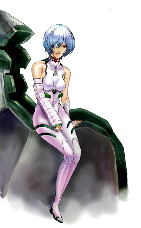 ayanami rei (neon genesis evangelion) drawn by after_the_outing