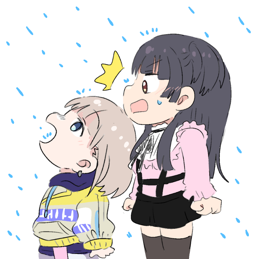 mayuzumi fuyuko and serizawa asahi (idolmaster and 1 more) drawn by artisansg_lily