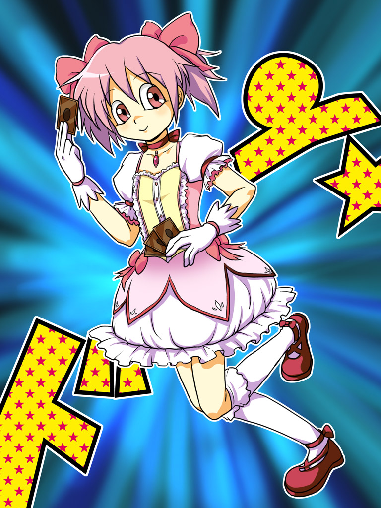 kaname madoka (mahou shoujo madoka magica and 2 more) drawn by ma_2