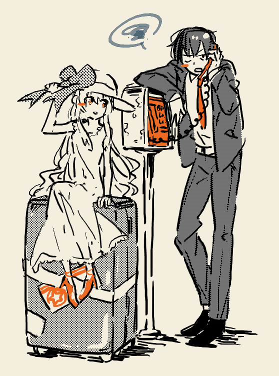 aisaka taiga and takasu ryuuji (toradora!) drawn by chiko_(beroro)