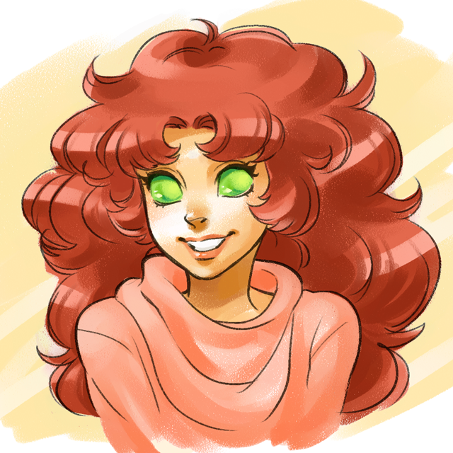 starfire (dc comics and 2 more) drawn by sen_(sen69)
