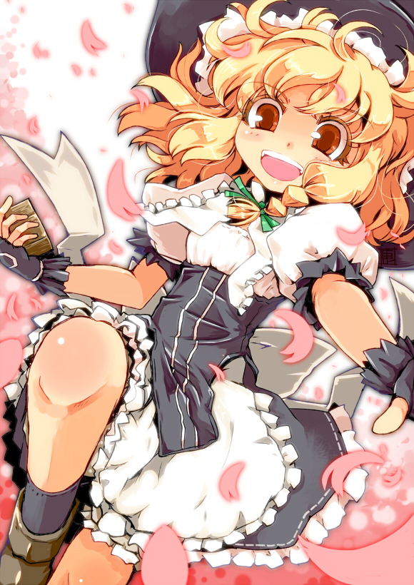 kirisame marisa (touhou and 2 more) drawn by kanoe_soushi and marisaup