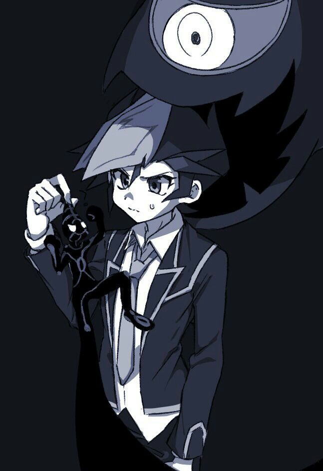fujiki yusaku and ai (yu-gi-oh! and 1 more) drawn by moshao_(sarada1717)
