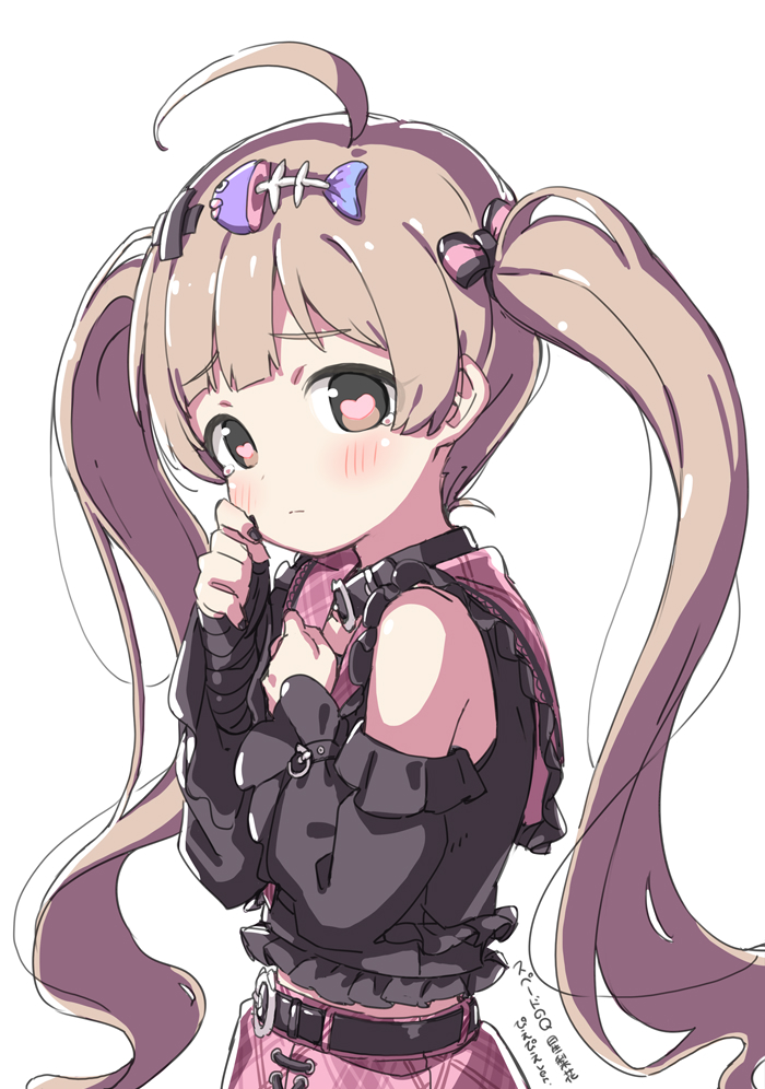 hakozaki serika (idolmaster and 2 more) drawn by kuresuku_(lessons)