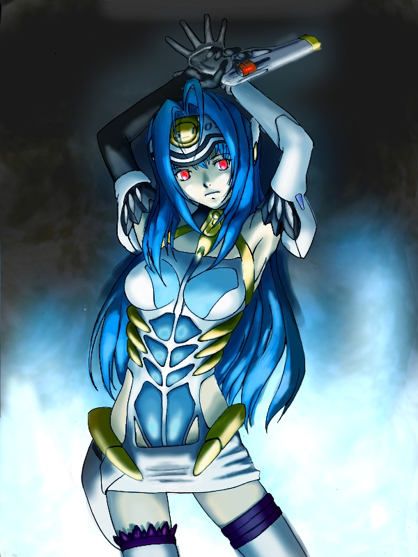kos-mos (xenosaga and 1 more) drawn by ahugan_sugita