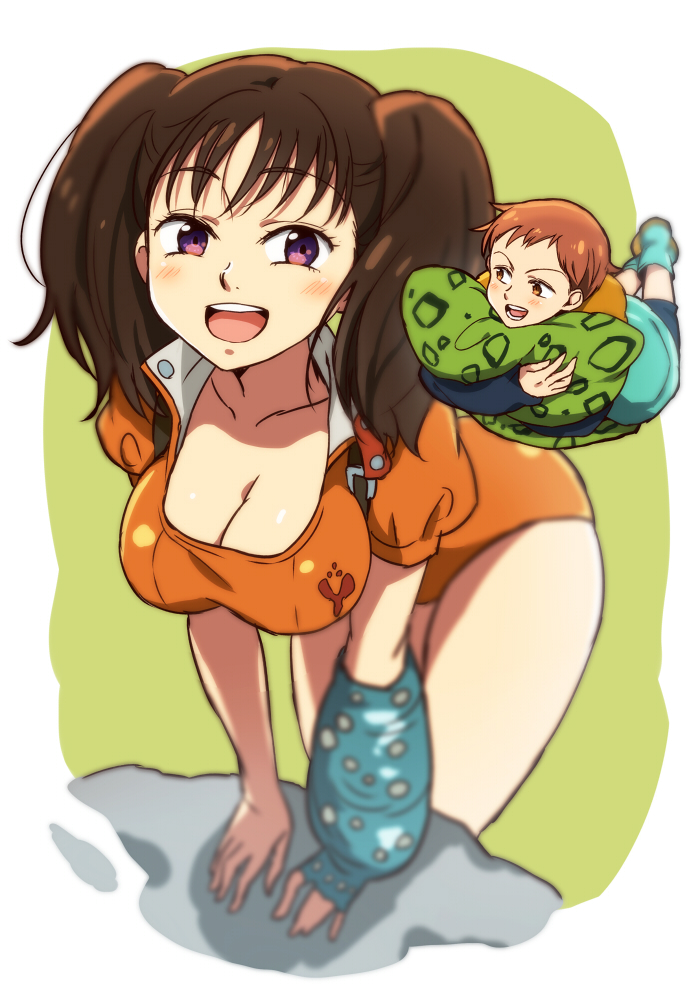 diane and king (nanatsu no taizai) drawn by tayu_(canary-san)