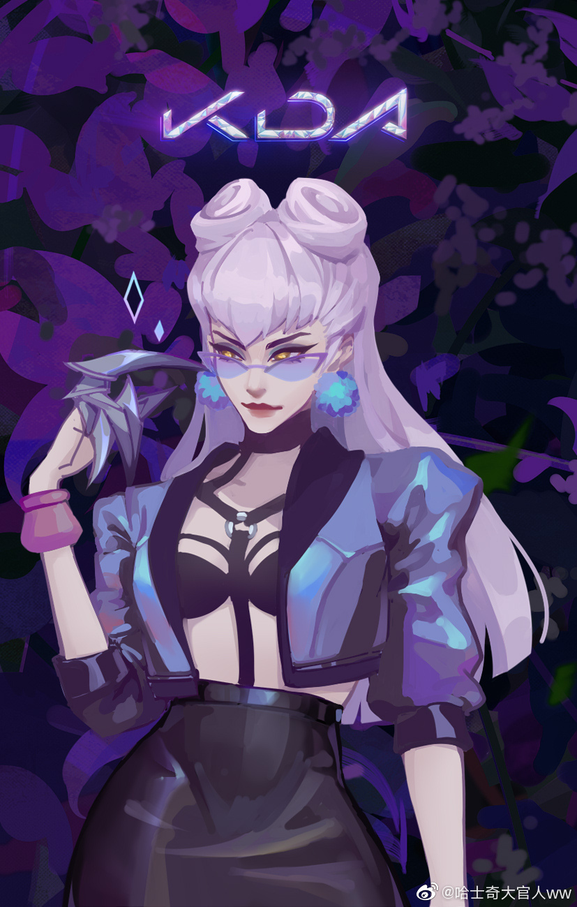evelynn and k/da all out evelynn (league of legends) drawn by husky_officer_ww