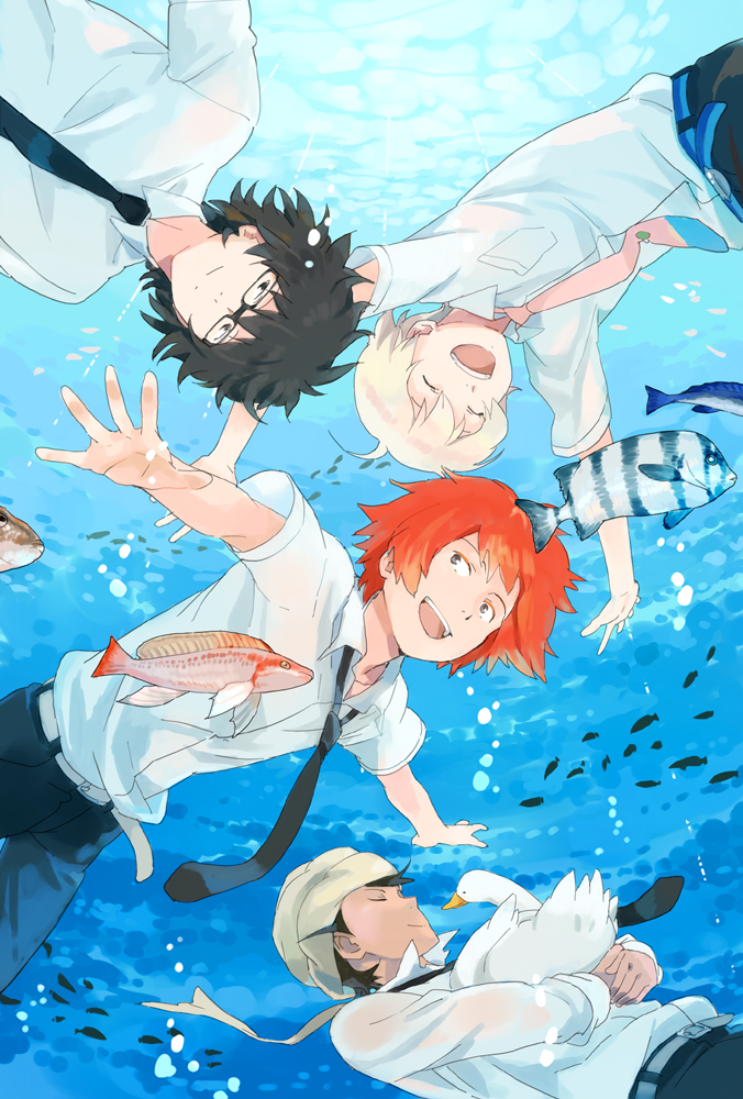 haru, sanada yuki, usami natsuki, akira agarkar yamada, and tapioka (tsuritama) drawn by habuki