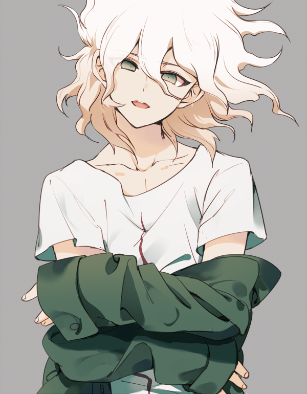 komaeda nagito (danganronpa and 1 more) drawn by dr_tyobi