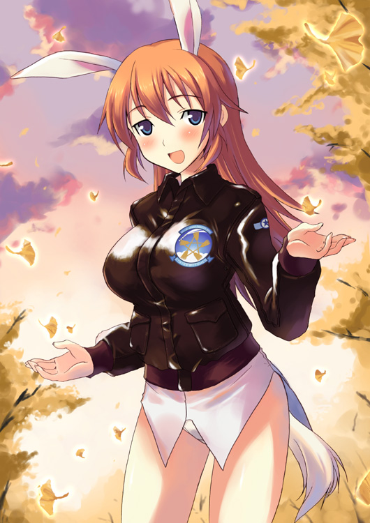 charlotte e. yeager (world witches series and 1 more) drawn by kyogoku_shin