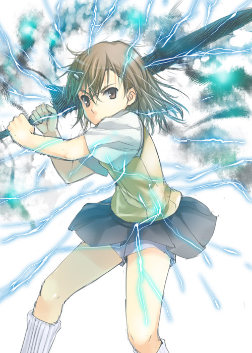 misaka mikoto (toaru majutsu no index) drawn by mizuki_makoto