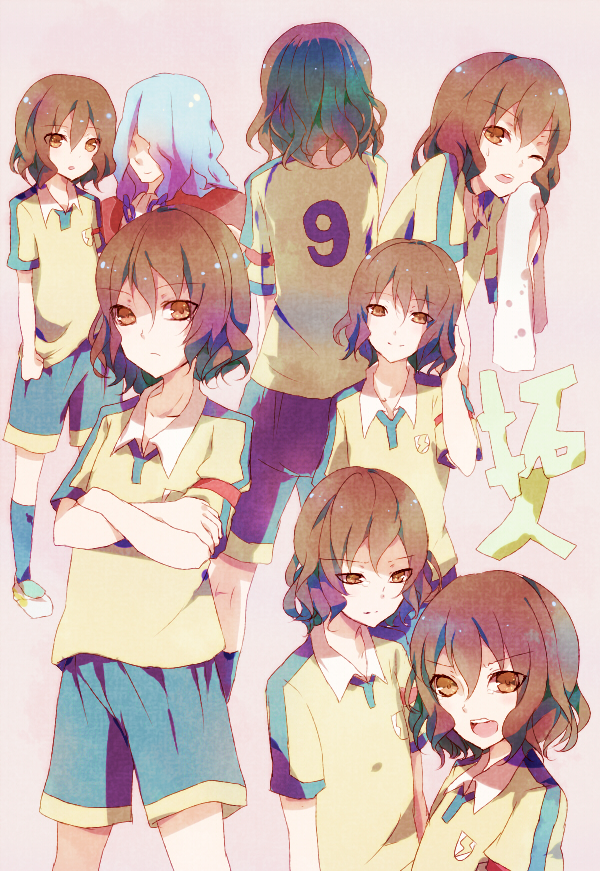 shindou takuto and kageno jin (inazuma eleven go and 1 more) drawn by shain_roki