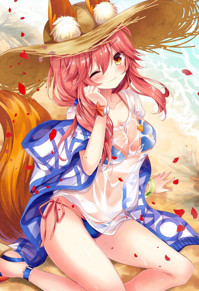 tamamo and tamamo no mae (fate and 1 more) drawn by nogi_takayoshi
