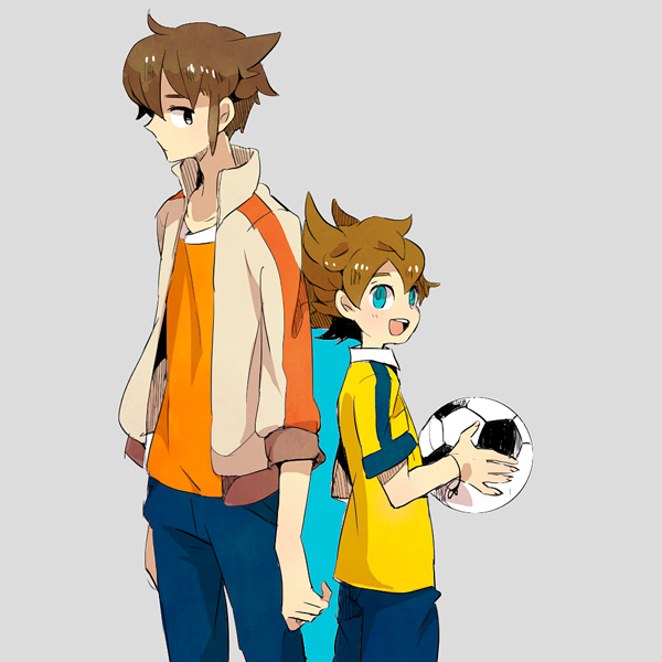 matsukaze tenma and endou mamoru (inazuma eleven and 1 more) drawn by tomo10