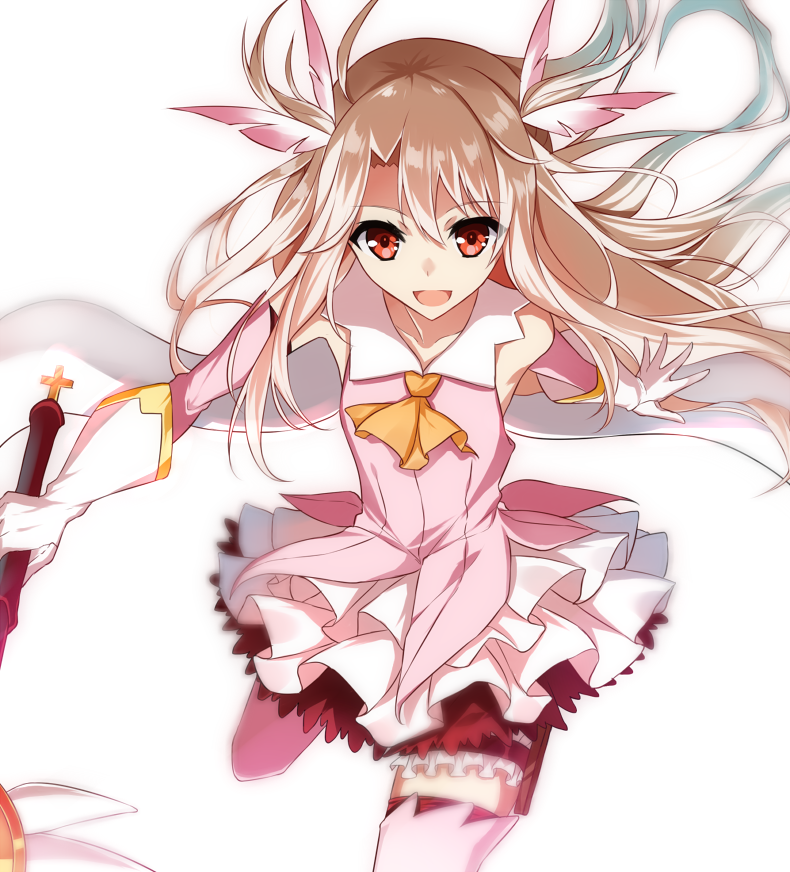 illyasviel von einzbern, prisma illya, and magical ruby (fate and 1 more) drawn by tsuezu