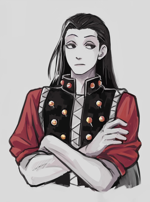 illumi zoldyck (hunter x hunter) drawn by vasiliy-plumber