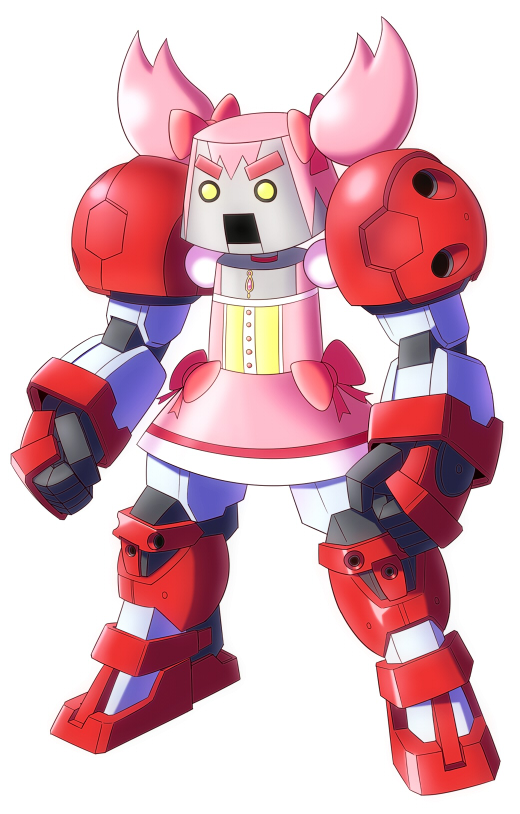 kaname madoka, gundam age-1, and gundam age-1 titus (mahou shoujo madoka magica and 4 more) drawn by hiraga_daidai
