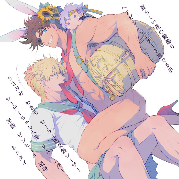 joseph joestar and caesar anthonio zeppeli (jojo no kimyou na bouken and 1 more) drawn by nomoc