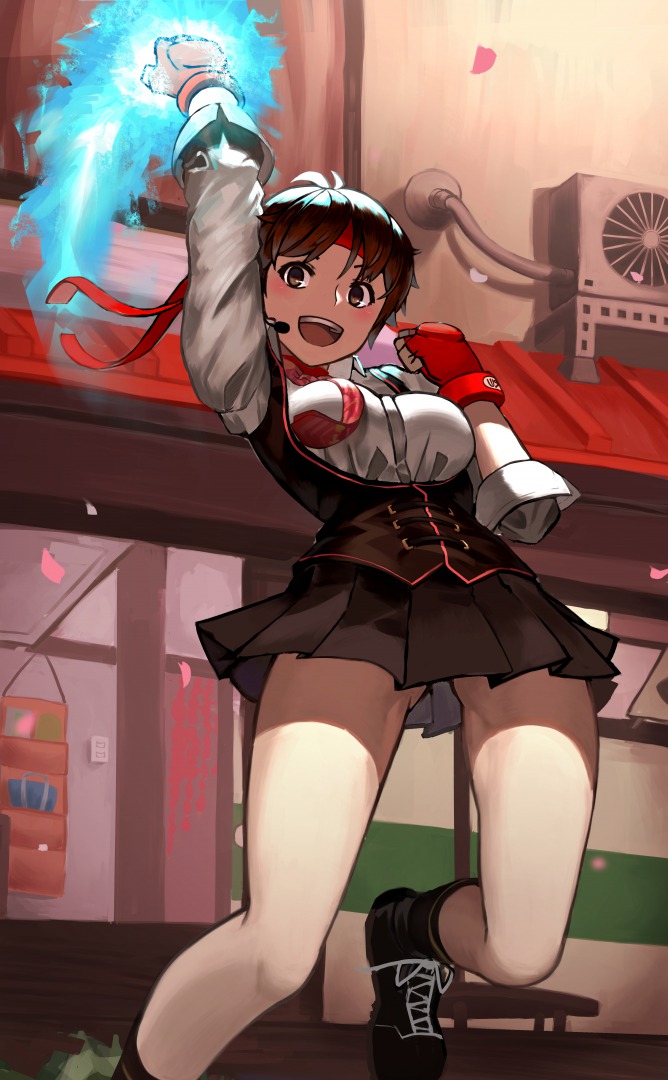 kasugano sakura (street fighter and 1 more) drawn by yuu3