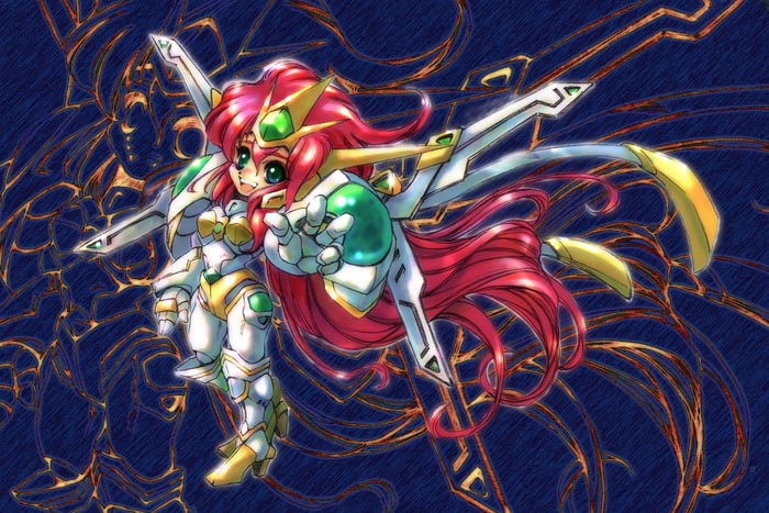 valsione and valsione r (super robot wars and 1 more) drawn by hisahiko