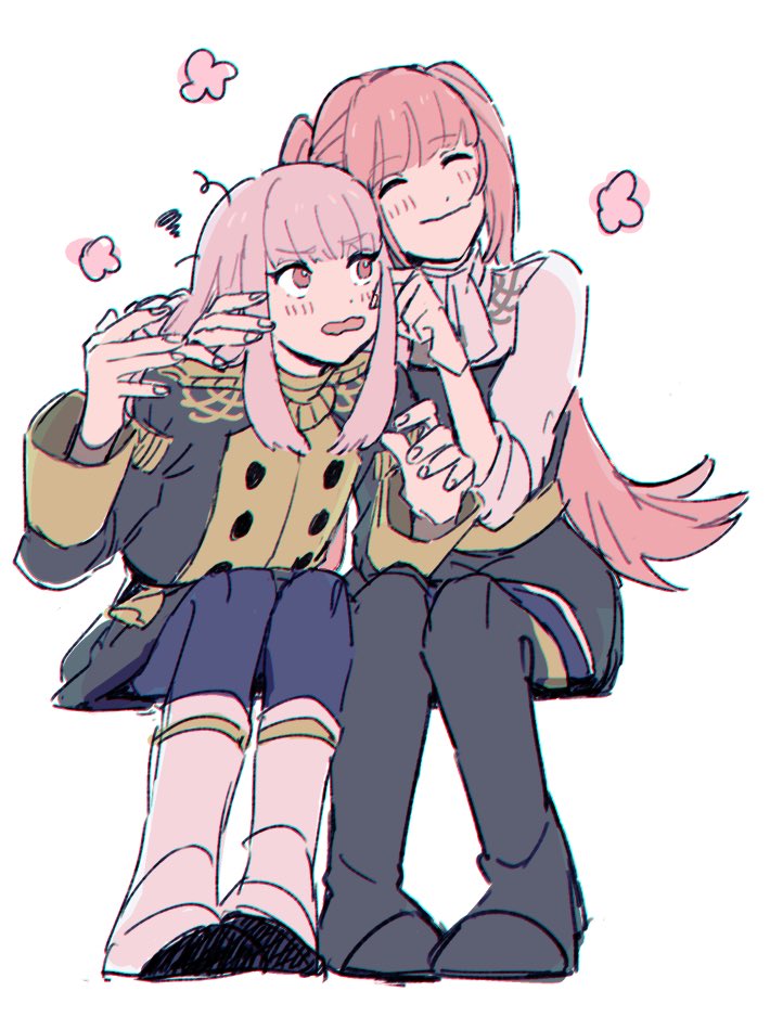 hilda valentine goneril and lysithea von ordelia (fire emblem and 1 more) drawn by maru2ichan