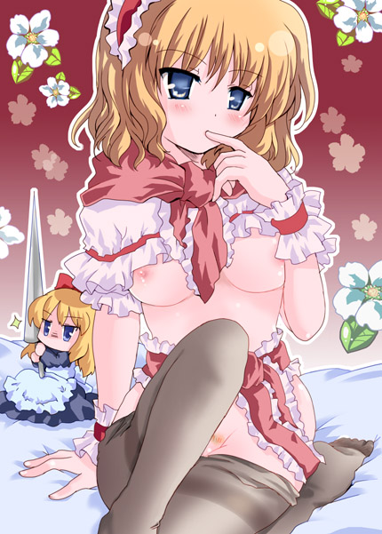 alice margatroid and shanghai doll (touhou) drawn by hizukiryou