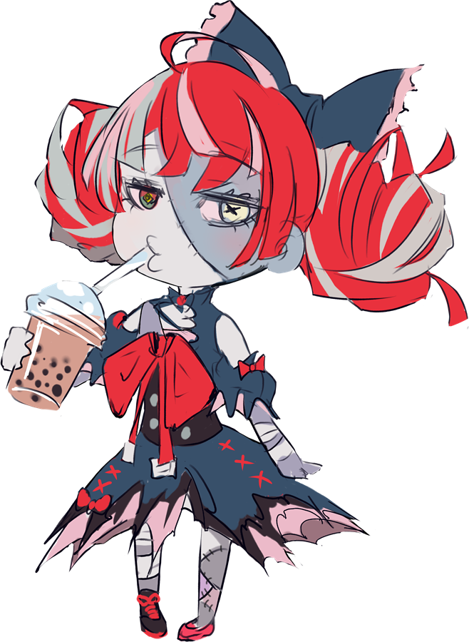 kureiji ollie (hololive and 1 more) drawn by hyde_(tabakko)