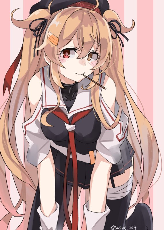 murasame and murasame kai ni (kantai collection) drawn by sugue_tettou