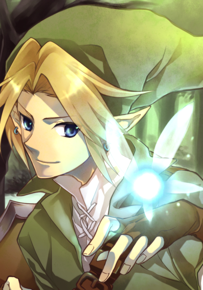 link and navi (the legend of zelda and 1 more) drawn by kai28
